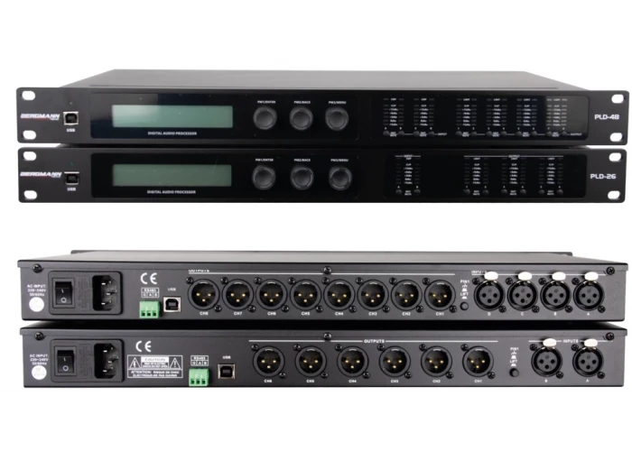 Bergmann PLD-48 4x8 4 Giriş / 8 Çıkış Dijital DSP Processor
