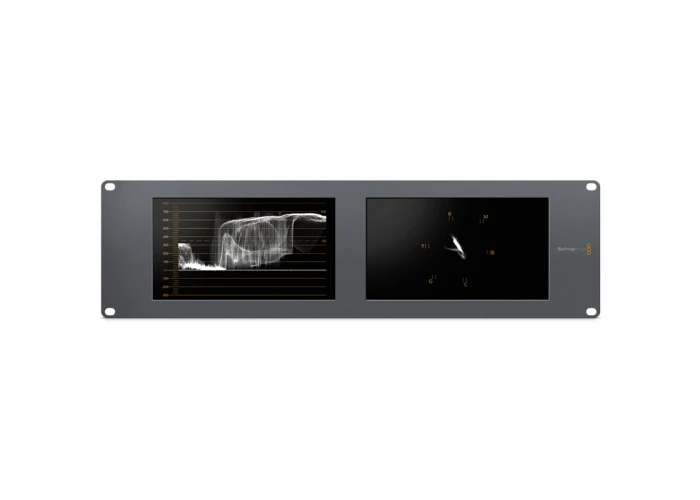 Blackmagic Design SmartScope Duo 4K Rack montajlı Çift 6G-SDI Monitör.