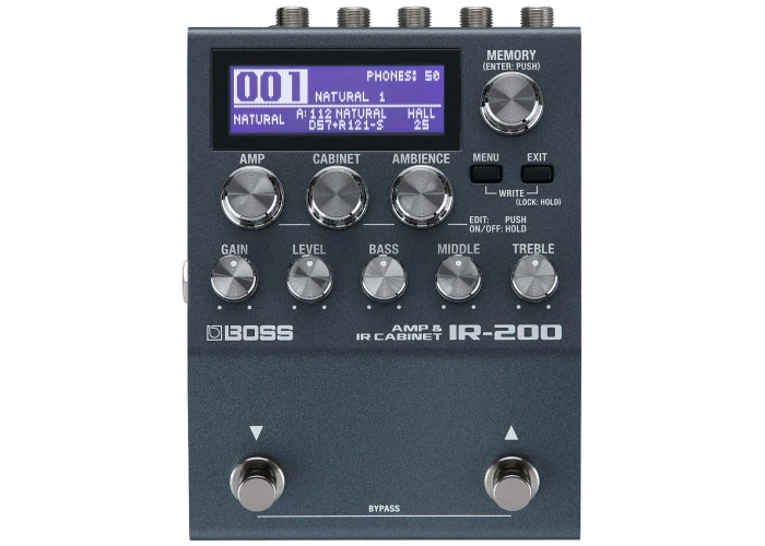 BOSS IR-200 Amfi &  Kabin Simülatör Pedalı