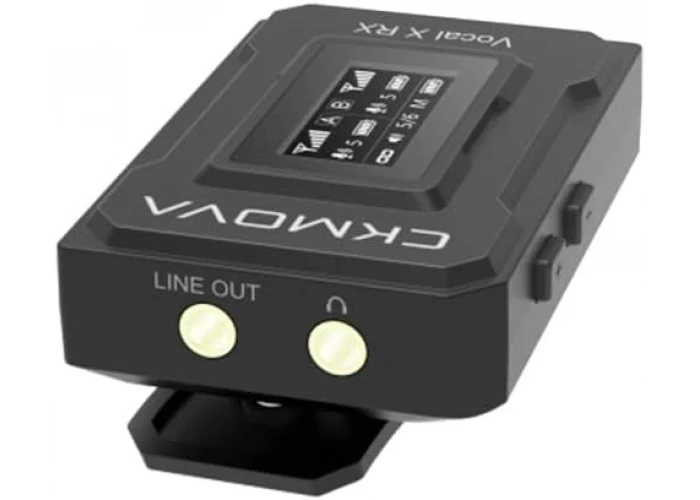 CKMOVA Vocal X V1 Ultra kompakt 2,4 GHz Tek Yaka Kablosuz Mikrofon Seti