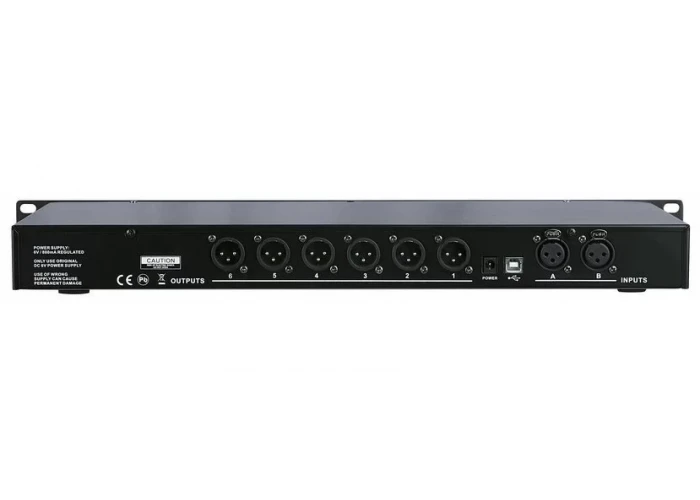 Dap Audio DCP-26 2x6 2 Giriş / 6 Çıkış Dijital DSP Processor