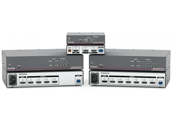 Extron DA2 HD 4K PLUS Serisi 4K/60 HDMI Dağıtım Amplifikatörleri