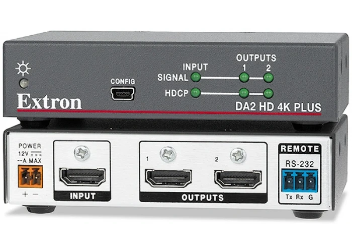 Extron DA2 HD 4K PLUS Serisi 4K/60 HDMI Dağıtım Amplifikatörleri