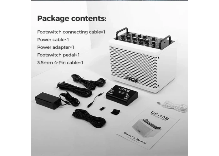 Joyo DC15B Şarjlı Bas Gitar Amfisi (Bluetooth)