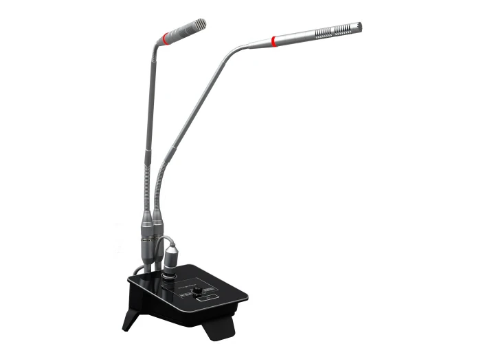 KGM-25 ikili kürsü mikrofonu 2x45cm Condanser, Supercardioid, Fantomlu