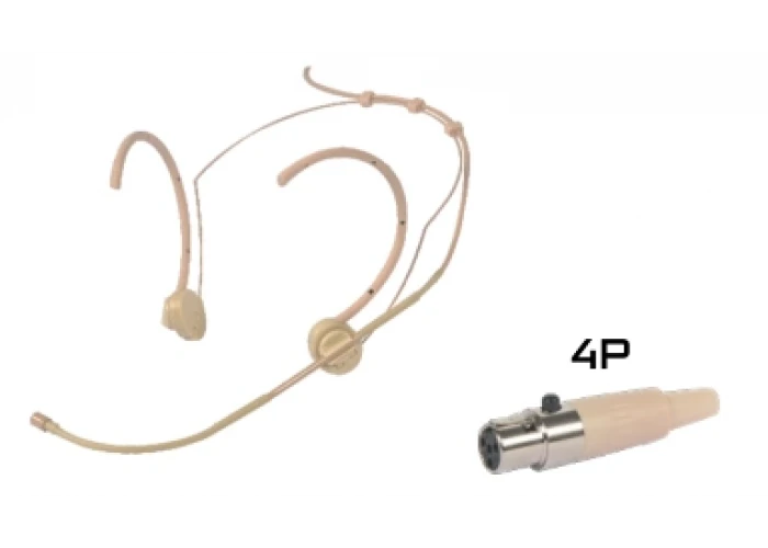 K.Meister KH-30T Ten Rengi Headset Mikrofon 4-pin Shure uyumlu