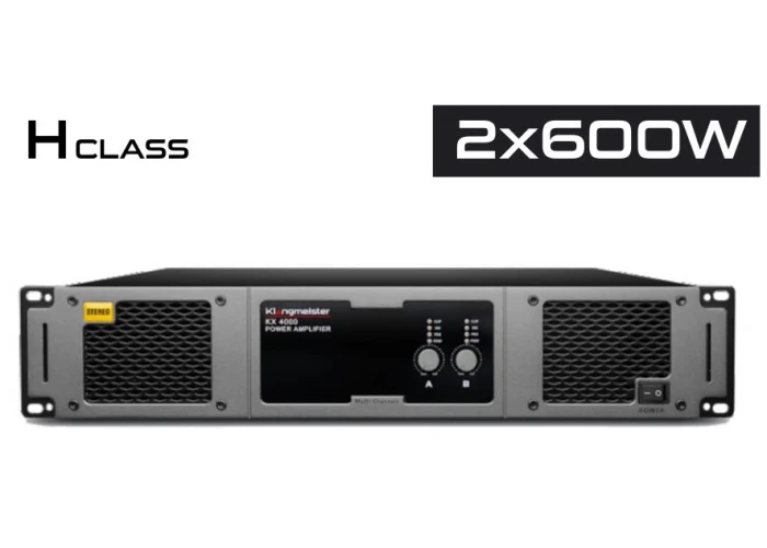 K.Meister KX4000 2x600W/4-ohm H-Class Power Amfi
