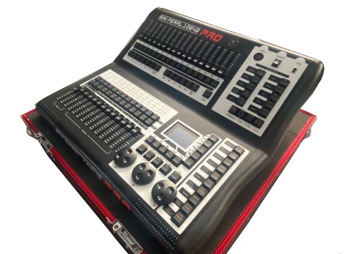 LOTUS MINI PEARL 1024B PRO King Kong Işık Kontrol Mikseri, 1024-kanal, Case ile
