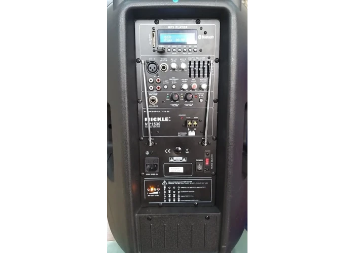 Mickle MP1530 15 Bataryalı Portatif Hoparlör EKO USB Bluetooth