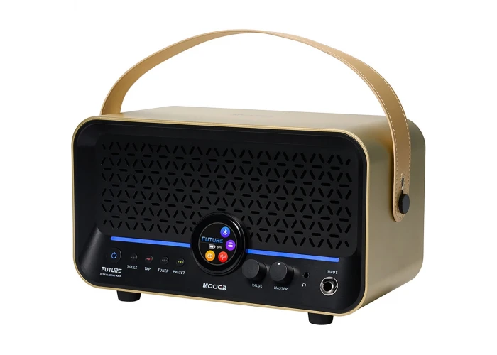 Mooer F15iLIIGL Şarjlı Akıllı Gitar Amfisi (Imperial Gold)