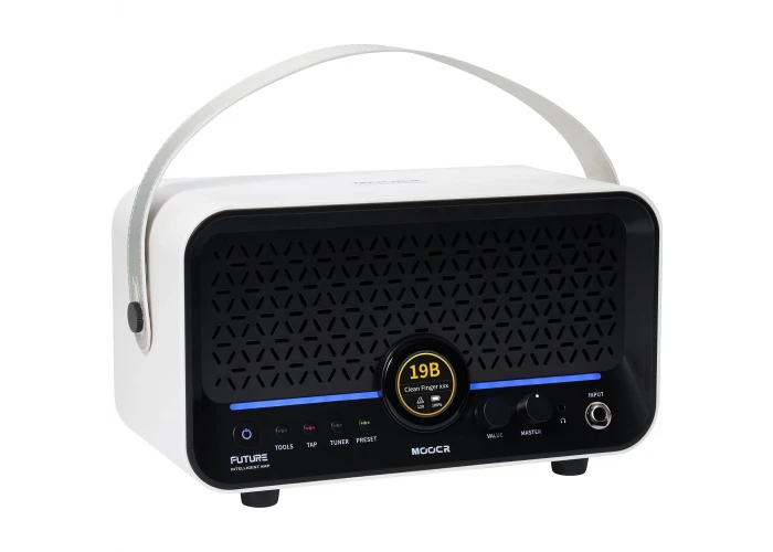 Mooer F15iLISWH Şarjlı Akıllı Gitar Amfisi (Snowfall White)