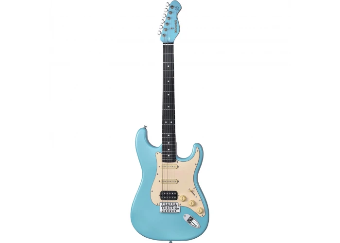 Mooer MSC10 Pro Elektro Gitar (Daphne Blue)