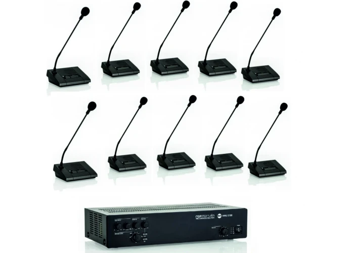 RCF Forum 3100 Konferans Mikrofon Sistemi 1 Başkan + 6 Delege