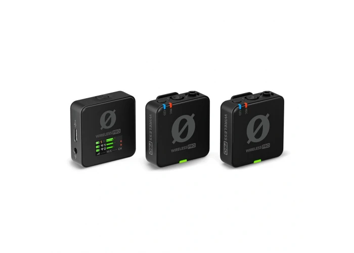 RODE Wireless PRO 32-bit Profesyonel Çift Kanallı Kablosuz Mikrofon Sistemi, Timecode Destekli