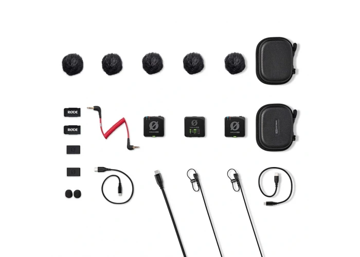 RODE Wireless PRO 32-bit Profesyonel Çift Kanallı Kablosuz Mikrofon Sistemi, Timecode Destekli