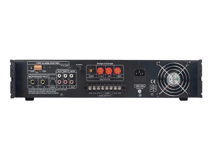SSP PAM 120 120W/100V, 5-zone Mikser Amfi | USB Bluetooth FM