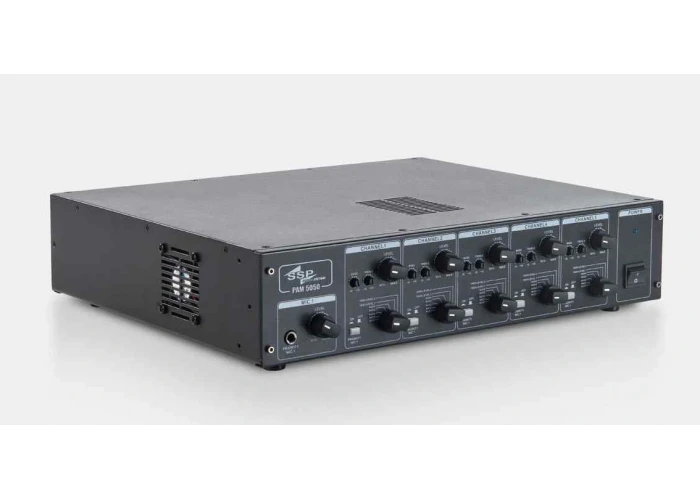 SSP PAM 5050 5x50W/100V, 5-zone Mikser Amfi