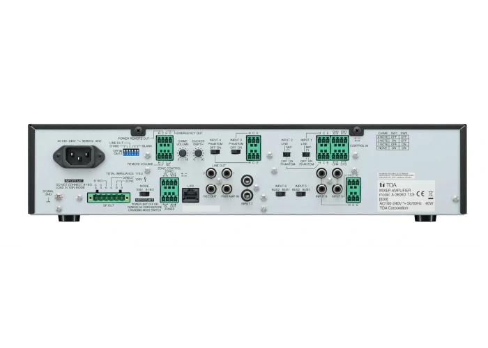 Toa A-3612D Dijital Mikser Amfi 120W/100V