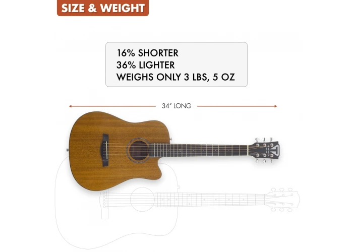 Traveler RMMG Redlands Mini Akustik Gitar