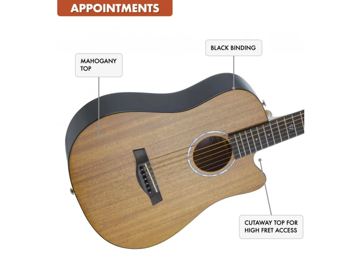 Traveler RMMG Redlands Mini Akustik Gitar