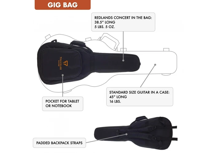 Traveler RMMG Redlands Mini Akustik Gitar