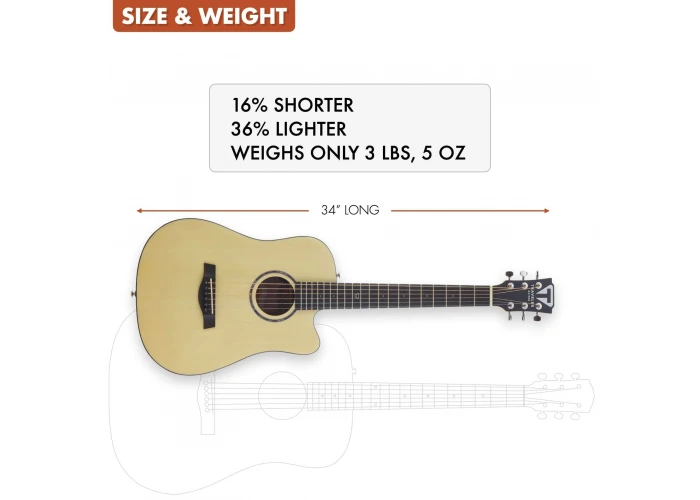 Traveler RMSM Redlands Mini Akustik Gitar