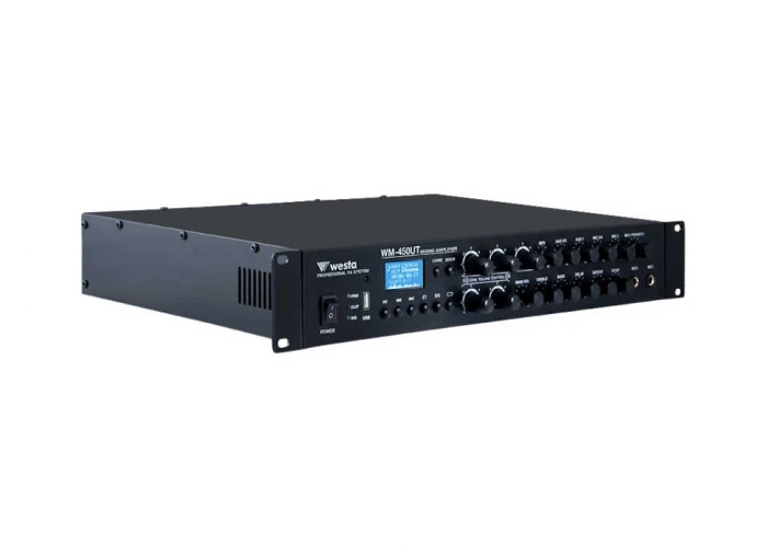 WESTA WM-450UT 450W/100V 5-zone Mikser Amfi with USB