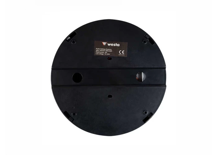 WS-1119TB - Sıva Üstü Siyah Renkli Tavan Hoparlör, 6W/100V