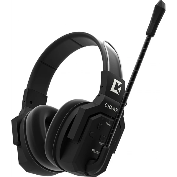 Wicom E-D5 5-Kişi için Dual Kulaklıklı Çift Yönlü Kablosuz intercom iletişim Sistemi, 400-metre mesafe, 1 Master + 4 Headset