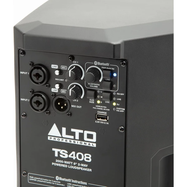 Alto TS408 8 Aktif Hoparlör, 2000W Bluetooth, DSP ve App Control