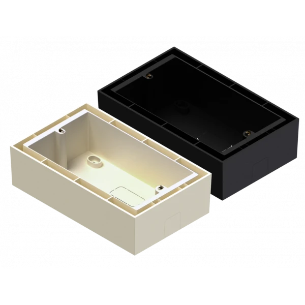 Audac WB50/B Wall box for DW5065/WP523/MWX65 Surface mount box for Audac wallpanel -black