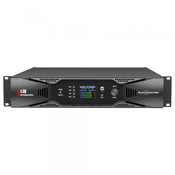 Audiocenter D4.10K 4x3000W DSPli Güç Amplifikatörü