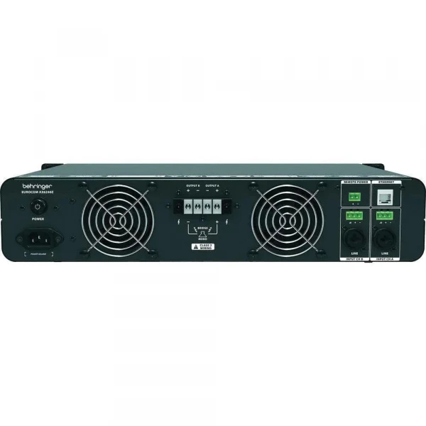 EUROCOM AX6240Z DSP Power Amplifierer 900W/100V-70V USB, Ethernet Controlable
