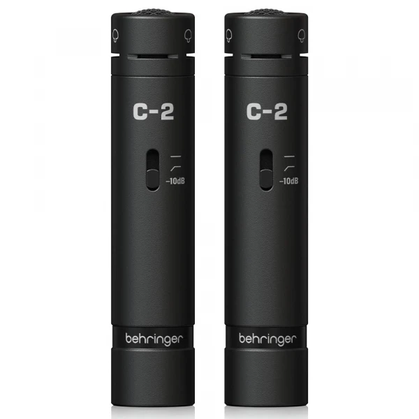 Behringer C-2 Dark Edition Stüdyo Tipi Condenser Kayıt Mikrofonu (2li)