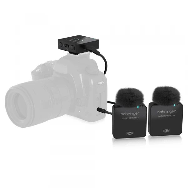Behringer GO CAM WIRELESS 2 Kablosuz Yaka Mikrofonu Sistemi