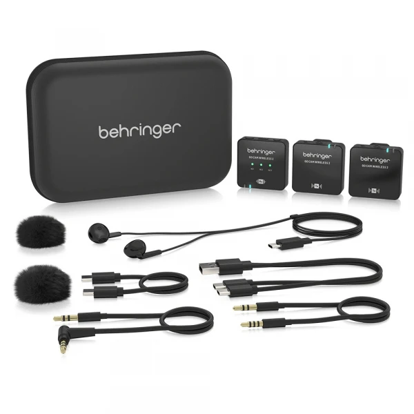 Behringer GO CAM WIRELESS 2 Kablosuz Yaka Mikrofonu Sistemi