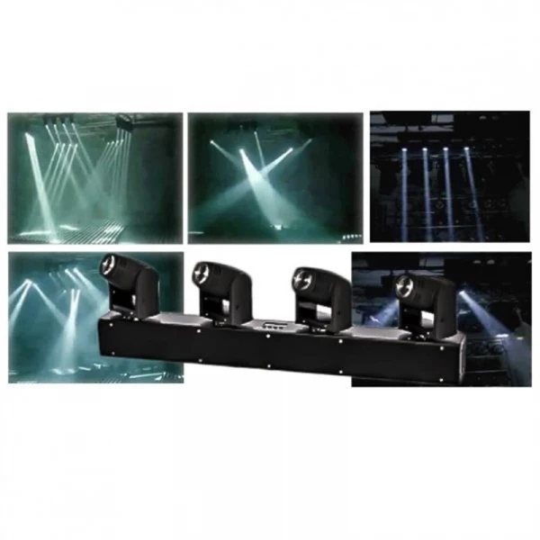 Eclips POCKETBEAM 4 lü Mini Movinghead Bar ( 1 gözü çalışmıyor, yeni ürün fabrika arızalı)
