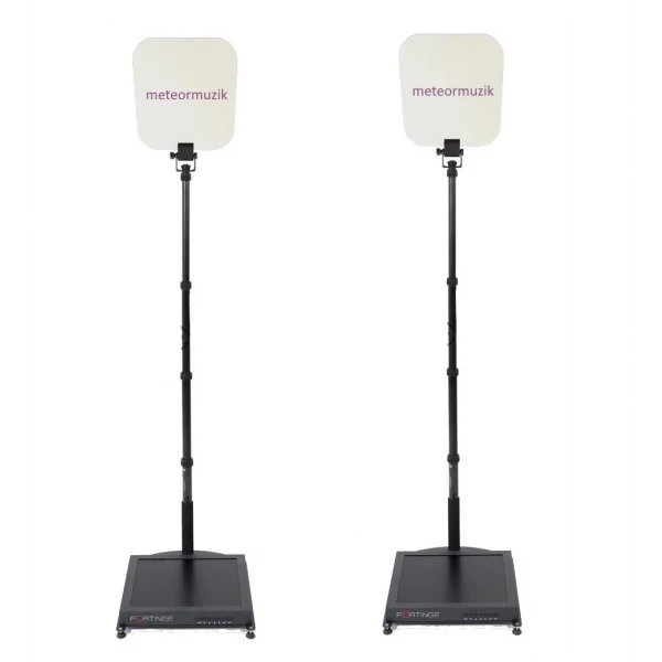 Fortinge PROC15-D-HB Çift 15 Konferans Prompter - Çiftli Set, Parlaklık 1000 cd/m²