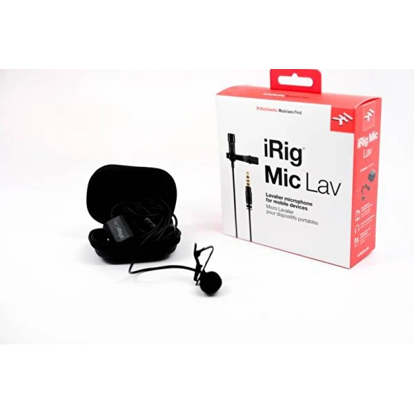 IK Multimedia iRig Mic Lav Lavalier / Lapel / Clip-On Mikrofon (iOS& Android)