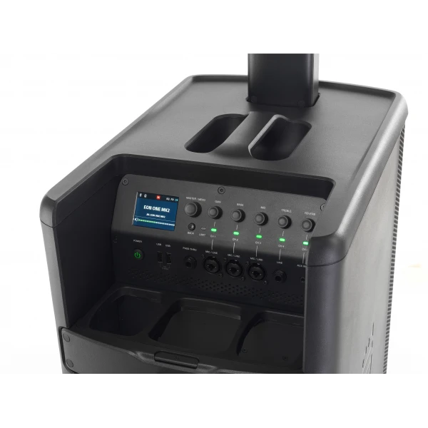 JBL EON ONE MK2 Vertical Aktif Hoparlör, 10 Sub+8x2 Şarjlı, Blutooth, APP, 1500W 123-dB