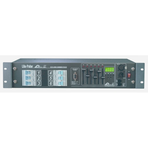 Lite Puter DX-626 6-kanal Dimmer, 6x20A
