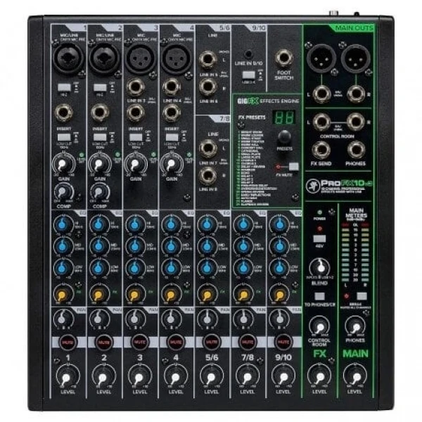 Mackie PROFX10V3 10-kanal USB Mikser