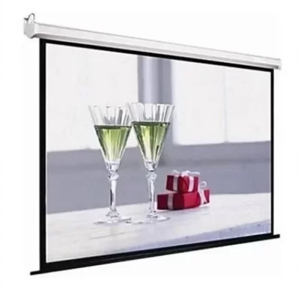 Fonscreen 1000x600cm Motorlu Projeksiyon Perdesi | M1 Sertifikalı | Bordürlü | Işık Geçirmez
