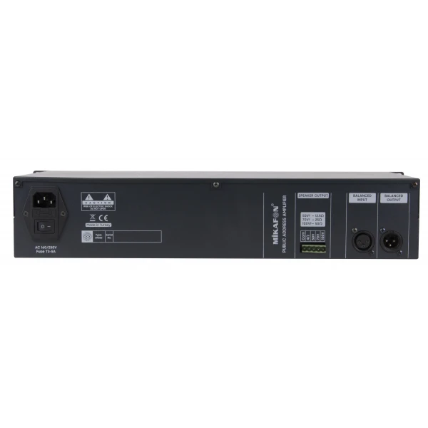 Mikafon DP200 Power Amplifier 1x200W/100V | Yönetilebilir Network IP