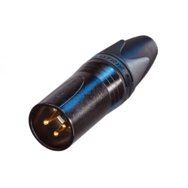 Neutrik NC3MXX-B GOLD Contact XLR 3 Pin Erkek Konnektör
