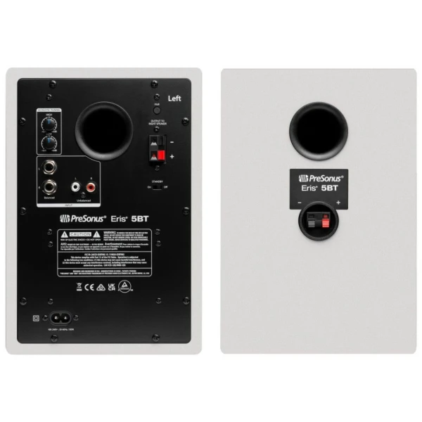 PreSonus Eris 5 BT MK II ( Beyaz ) Bluetooth Bluetooth 5.0 / 5.25 aktif stüdyo monitor (Çift)