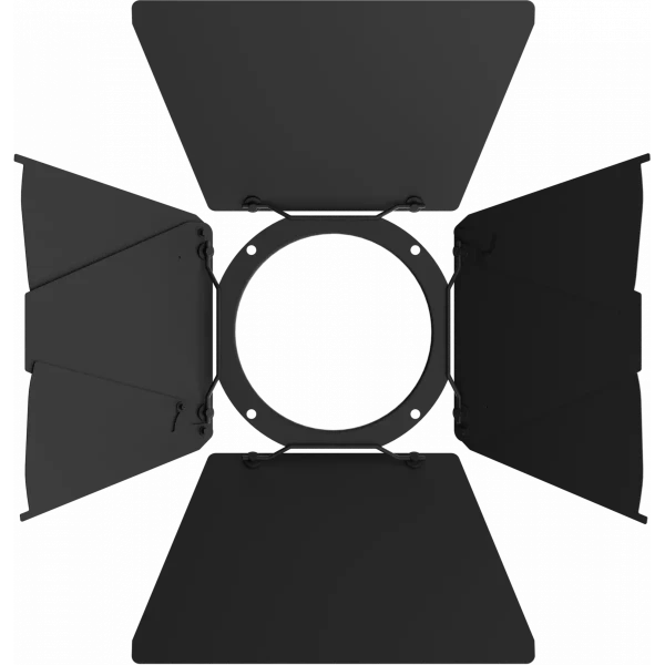 Prolights ECLFRESNEL TUBK LED FRESNEL SPOT, 230W 3200K LED, 17-66°, Barndoor incl. Siyah