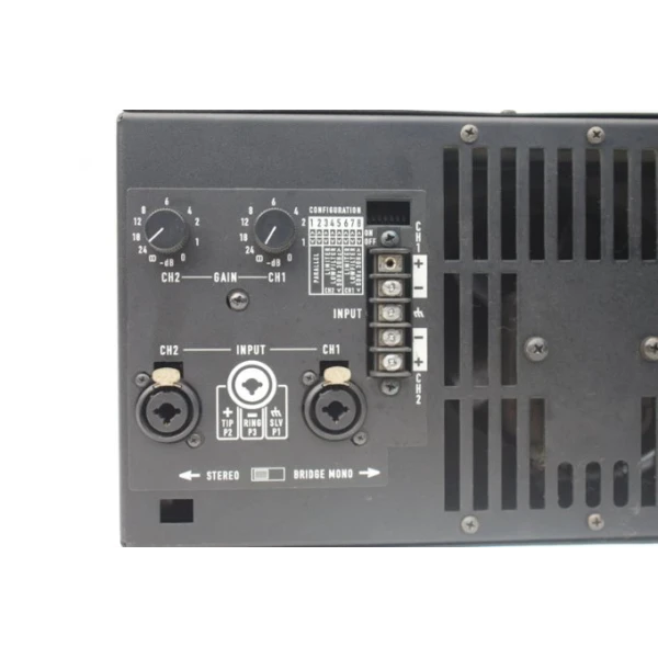 QSC USA 1310 2x650W/4-ohm Power Amplifier 2x1000W/2-ohm Toroid Trafo crossoverli