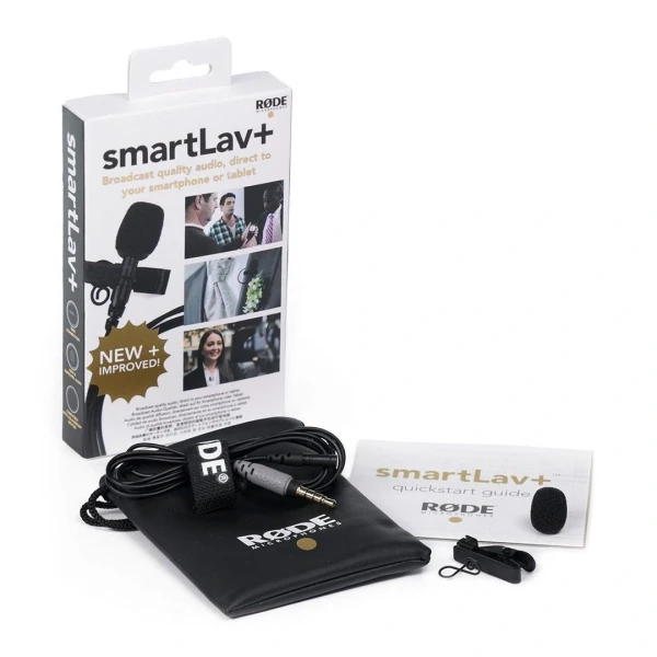 RODE smartLav+ Broadcast kalitesinde Kablolu Lavalier Mikrofon (iOS ve Android)
