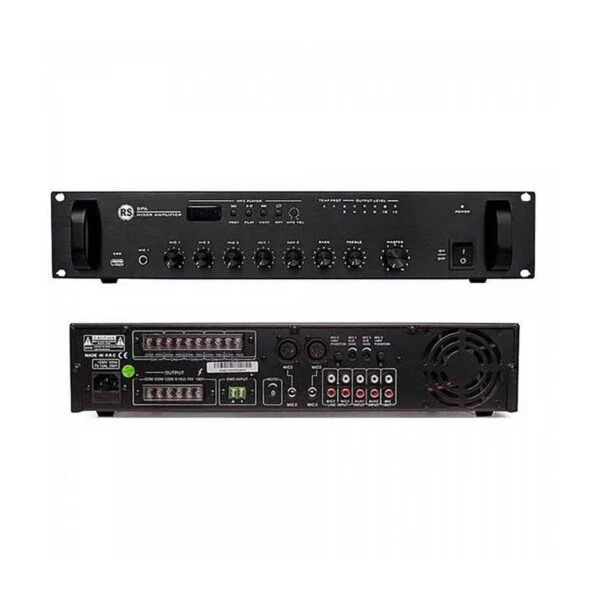 RS Audio DPA 200UB Mikser Amfi 120W/100V Bluetooth USB Radyo